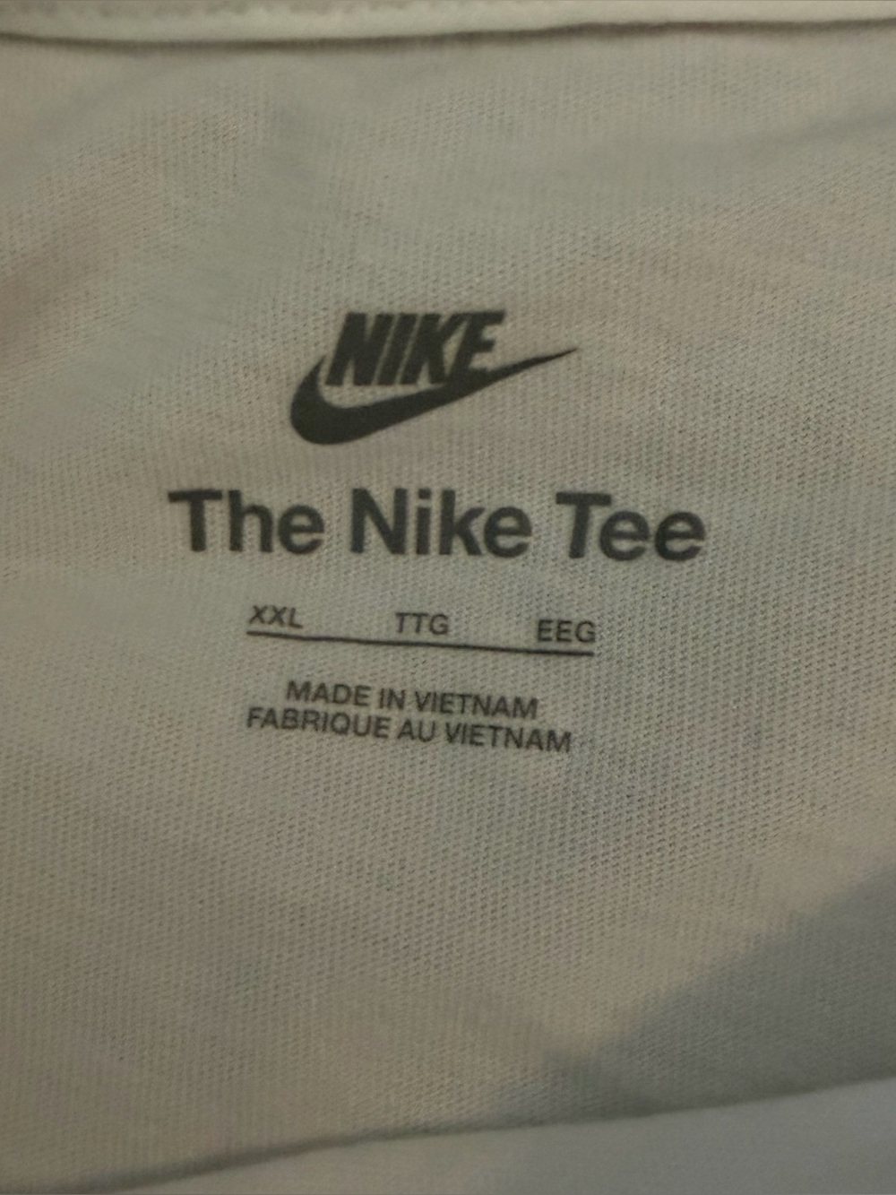 Nike Men’s White 'Just Do It' Graphic Tee - SZ XXL - Picture 3 of 3